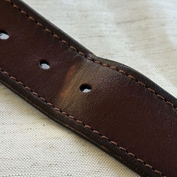 Carharrtt Brown Leather Men’s Belt 42 - Picture 4 of 7